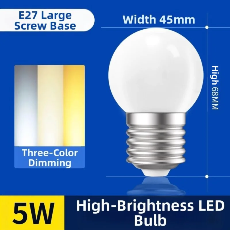 FANYAO | Ultra Bright Tri-Color LED Bulb E27 5W/7W