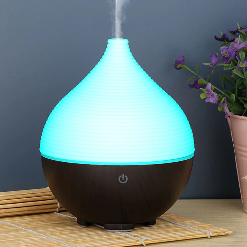 

Humidifiers for Bedroom,Quiet Ultrasonic Humidifier Auto Shut-Off,USB Luminous Diffuser ,Wood Grain Purifier - 5V