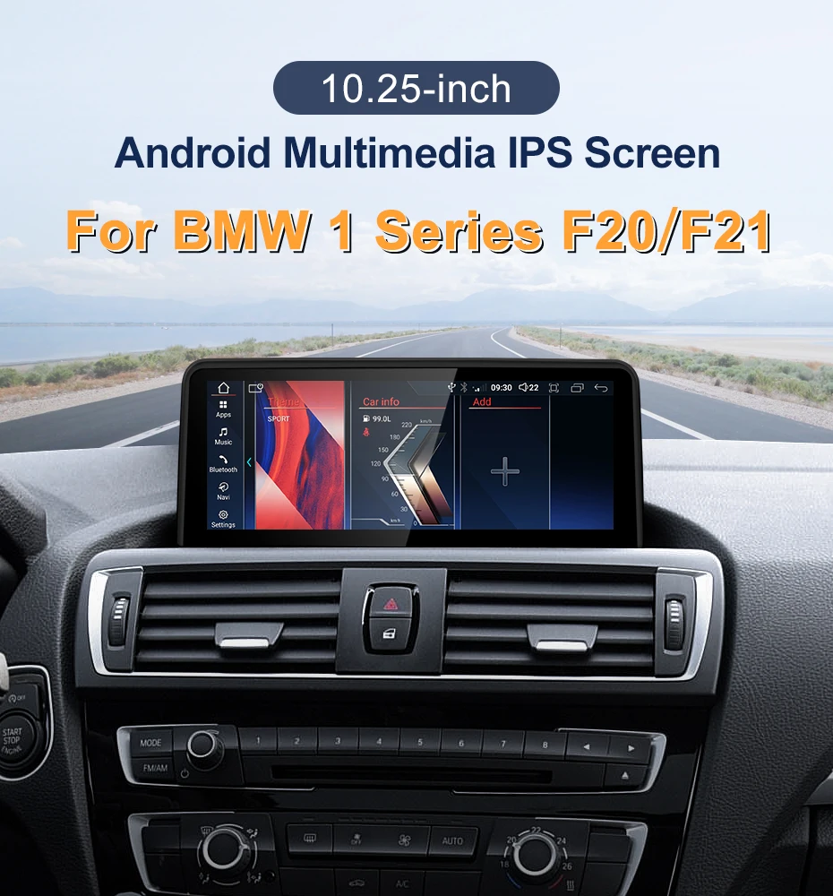 2024 New ID6 ID7 ID8 UI Android System Wireless Carplay AUTO For BMW 1Series F20