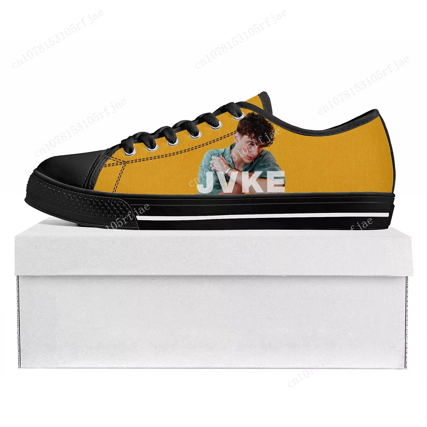 JVKE Popular Singer Pop Low Top High Quality Sneakers Mens Womens Teenager Canvas Sneaker  Prode Casual Couple Shoes Custom Shoe