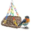 Birds Cage Accessories Bite resistant Wear resistant for Parakeets Parrot Hammock Bird Perch Bird Hanging Bed Parrot Swing Toys 2