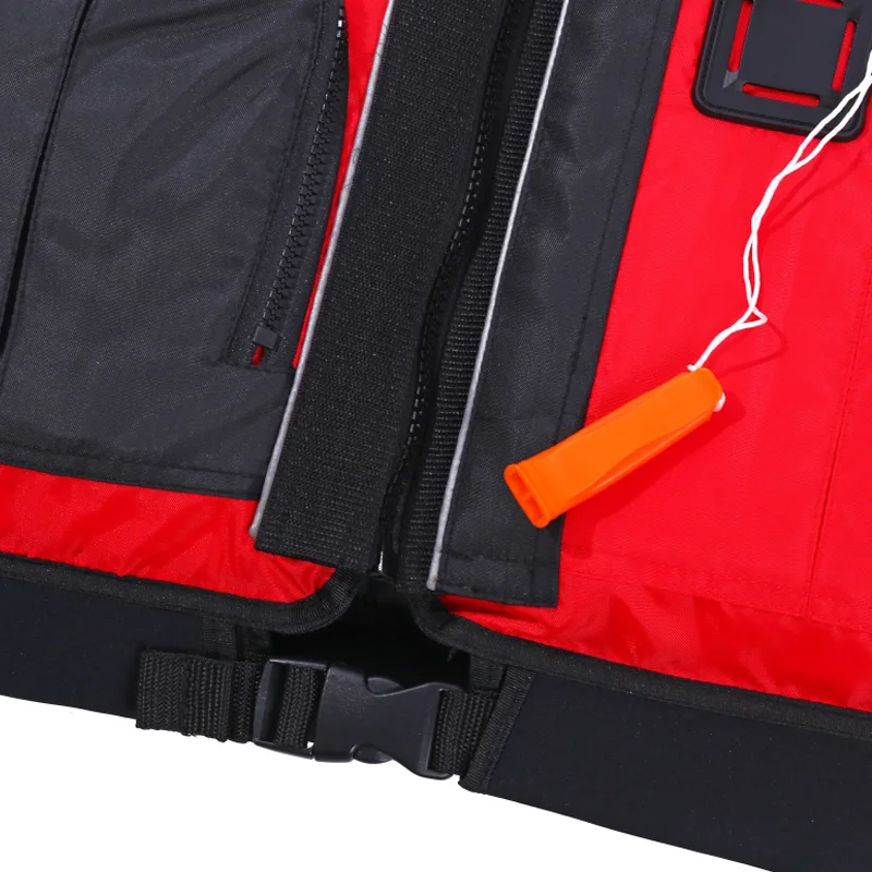 Free Shipping Ce Certified Kayak Life Jackets,rafting Life Vest Adult Red  Color Buoyancy Aids Pfd Big Pocket - Life Vest - AliExpress