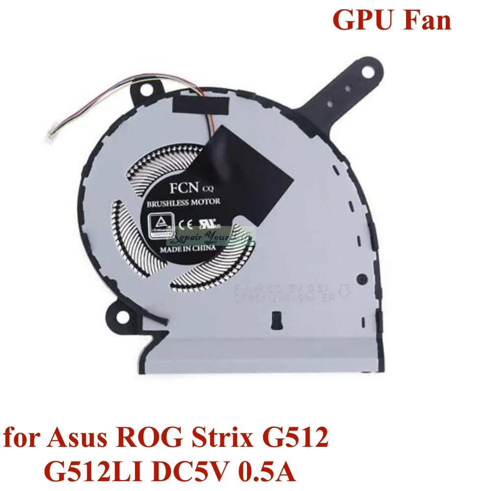 Ventiladores de Refrigeração para Asus Rog Strix G512li G531gt G531gu G512li-bi7n10 13n0t02111 13n0l0t01011 Dc5v G512 - Imagem 6