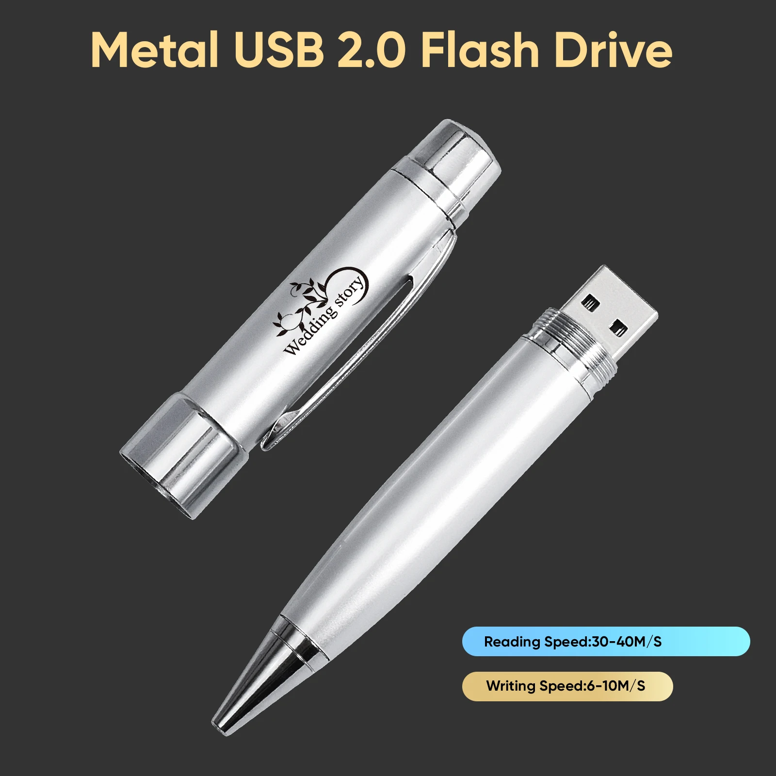 JASTER 대용량 신형 USB 플래시 드라이브 U 디스크 맞춤형 선물 펜드라이브 4GB 16GB 32GB 64GB 다기능 펜 USB 디스크