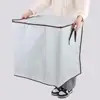 Gift Stripe Quilt Storage Bag with Handles Dust-proof Closet Organizer Foldable Clothes Storage Bins 5