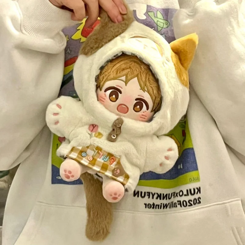 

Sanrioed Cinnamoroll аниме мультфильм кавайная одежда обувь головные уборы Bag 20 см плюшевая кукла косплей платье милая плюшевая одежда подарок