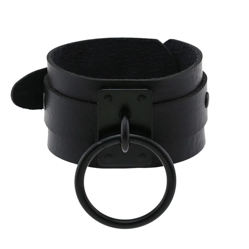 2024 Gothic Punk Hip Hop Rock Spike Rivet Cross Stud Lederarmband Armreif Bangle 10