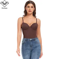 Body Shaper pour femme, Body Tightening, Taille Trainer, Contrôle de l'abdomen, Lingerie marron, Combinaison de batterie, Sous-vêtements féminins, 3XL 5