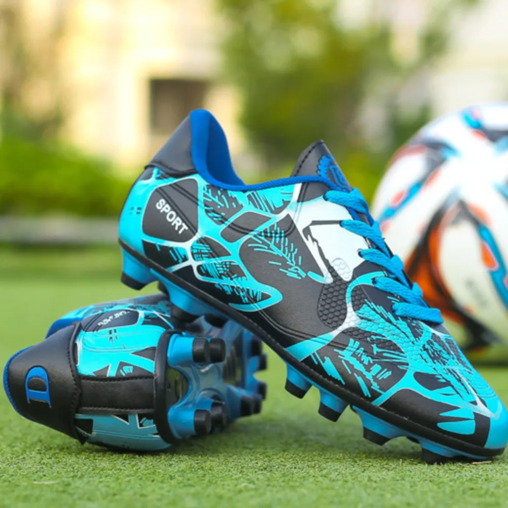 Outdoor primary secondary school students, children's long staple football shoes, men's and women's trendy new youth_voghion.com