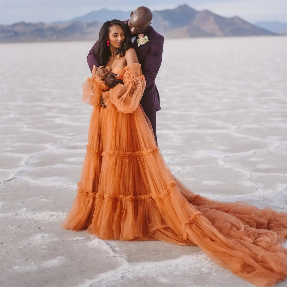 

Оранжевые милые женские платья для выпускного вечера 2022 женское платье для фотосъемки беременных