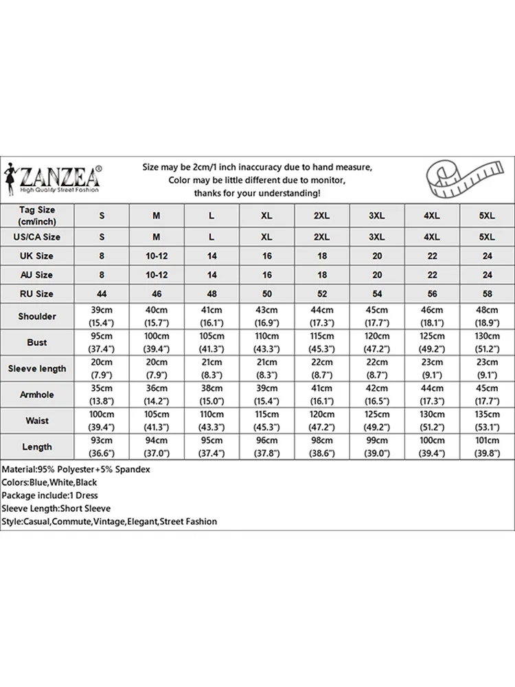 ZANZEA Casual Solid Pleated Dress Women Summer Short Sleeve Knee Length Robe 2024 Korean Loose Simple Patchwork Vestido Oversize 6
