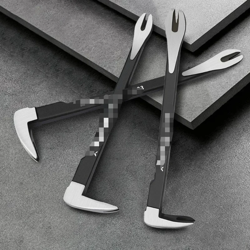 Multifunctional  Paw Nail Puller - Durable Steel Claw Bar for Woodworking & Demolition, Home Repair Pry Tool with Ergonomic Grip