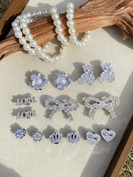 14 - Piece DIY Detachable Shoe Decoration Set: Bow, Bear, Heart & More (Hdjhg)