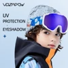Vozapow Kids Ski Goggles Double Layer Impact Resistance Anti Fog Skiing Mask HD Snowboard Eyewear UV400 Children Snow Sunglasses 5