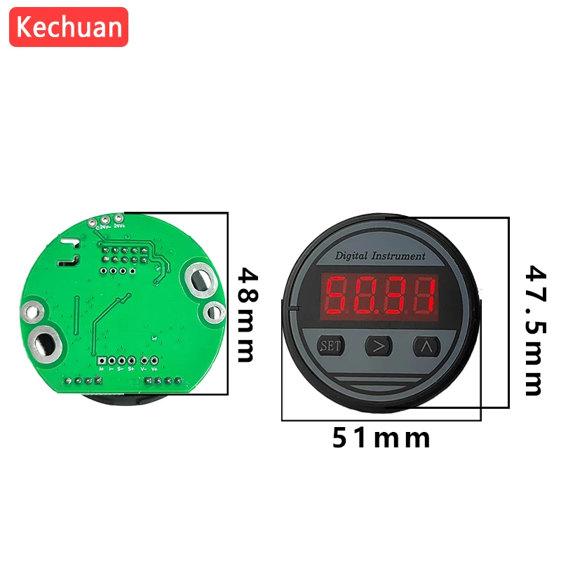 2088 Intelligent Digital Display Head Pressure Transmitter Circuit Board 4-20mA Hammer Head Special Temperature Transmitter sensor module pressure sensor module