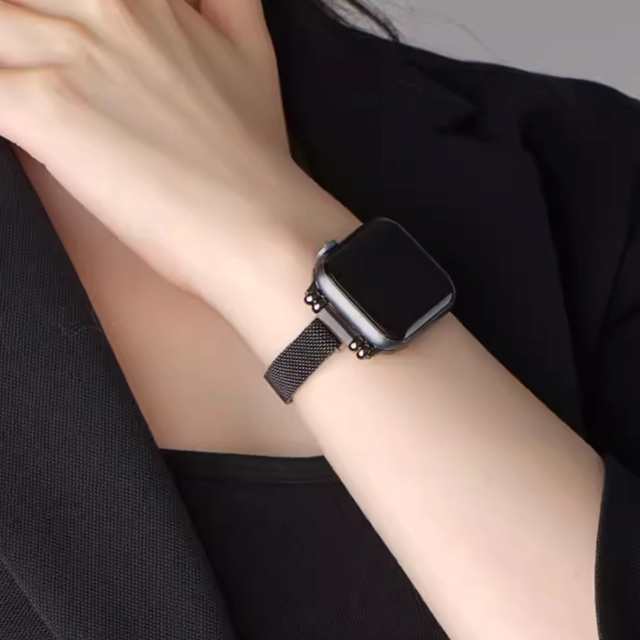 Magnetic Milanese Stainless Steel Watch Band Bracelet