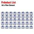 40pcs filter element