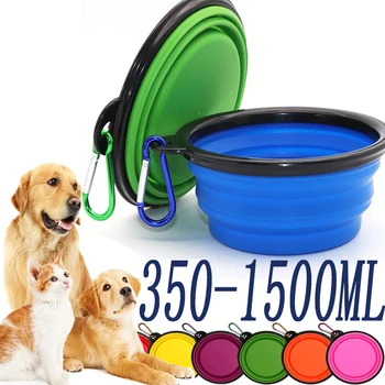 Foldable Silicone Pet Travel Bowl 1