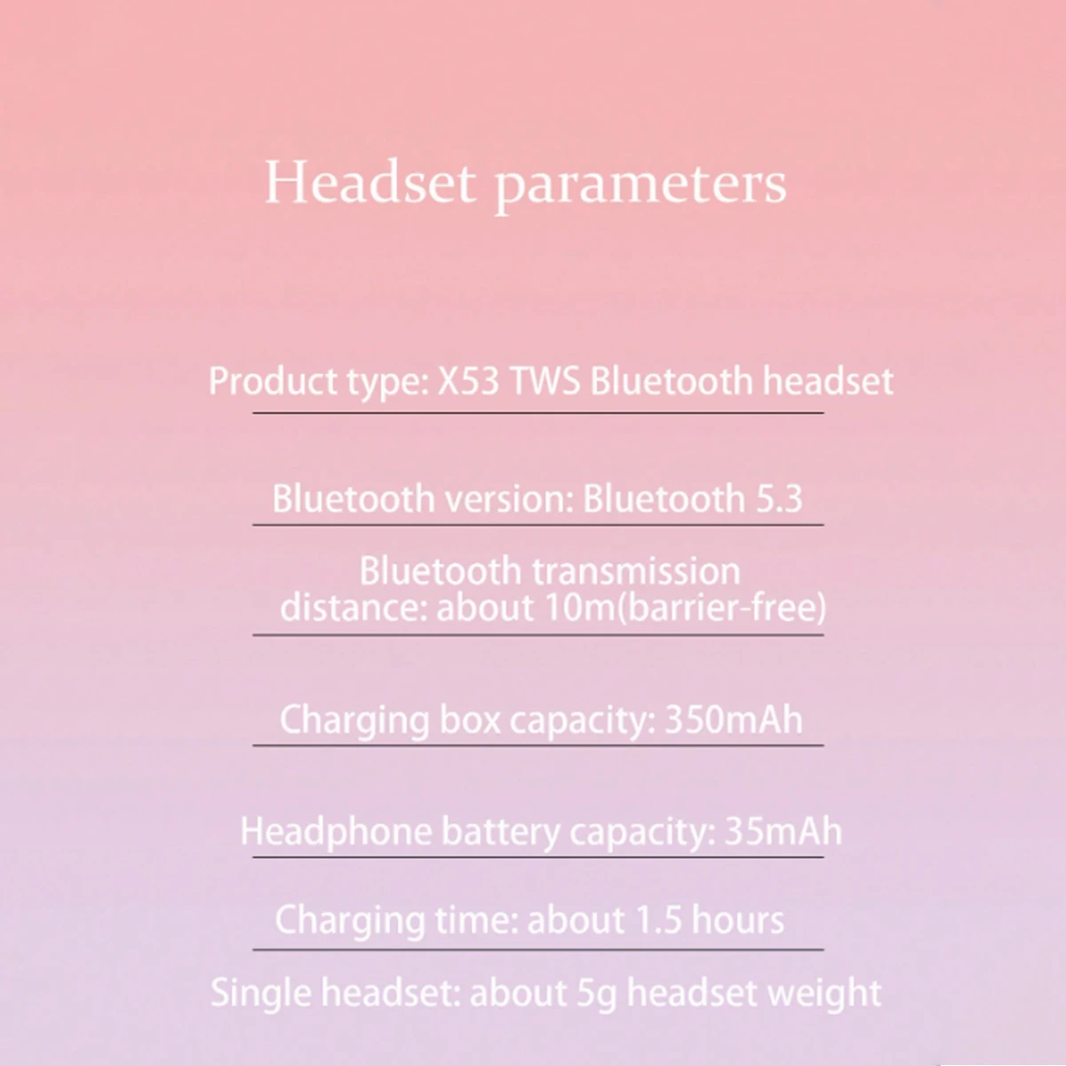 STSEarconect Earphone Bluetooth 5.3 EarClip HIFI Stereo HD Bluetooth Headphones Gamer EarClip HIFI Stereo Bluetooth Headphonex53 4