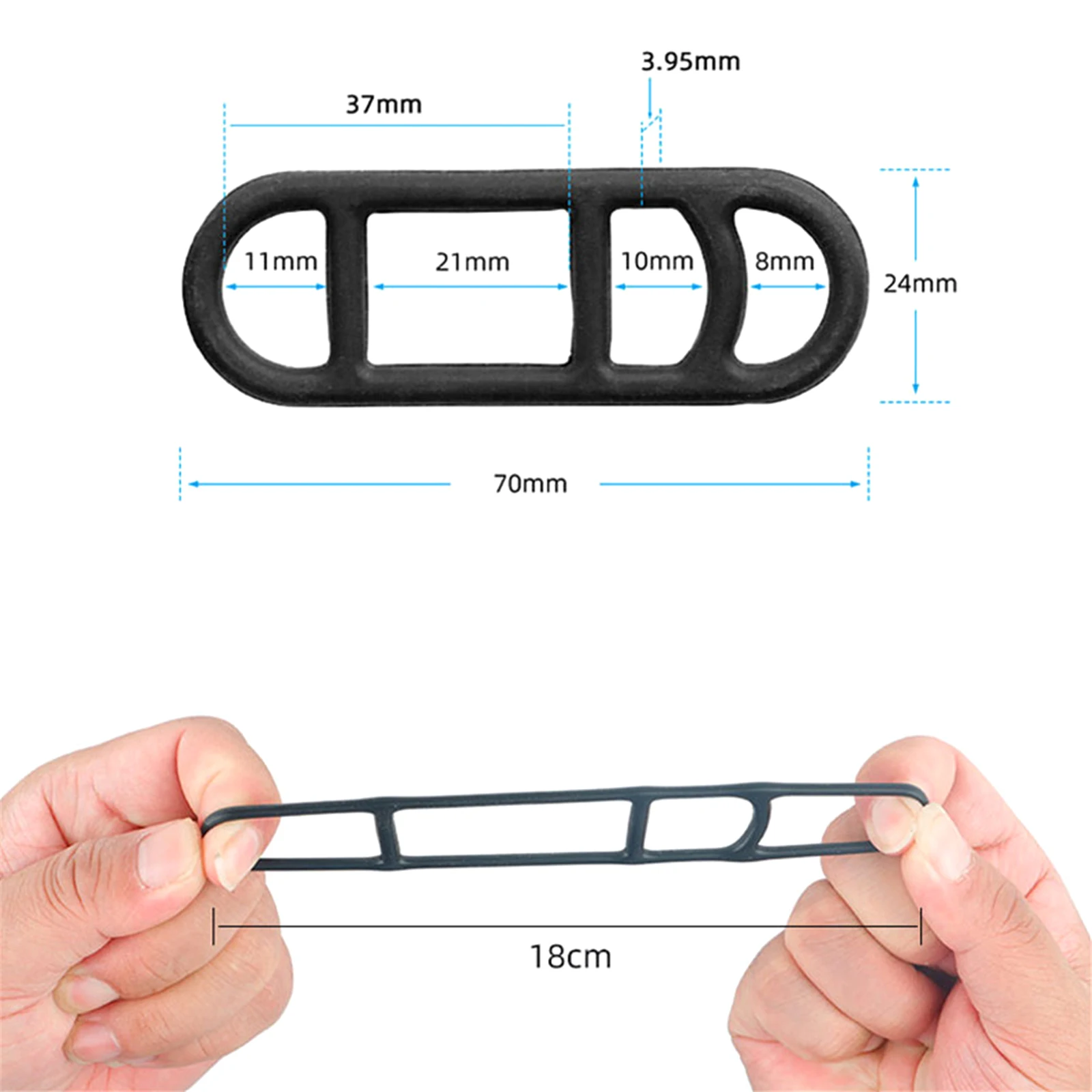 Рисунок 3 - Фонарь резиновый держатель силиконовые ремни 7x2