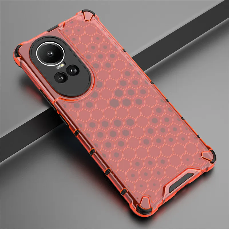 Suitable for Oppo Reno10 phone case, Oppo Reno10 Pro Plus cover, honeycomb bumper protective phone case, Oppo Reno10 Pro+Funda phone case_voghion.com