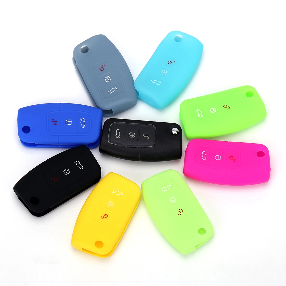 Key Remote Cover Case Flip Shell For Ford Fiesta Focus 2 Ecosport Kuga Escape