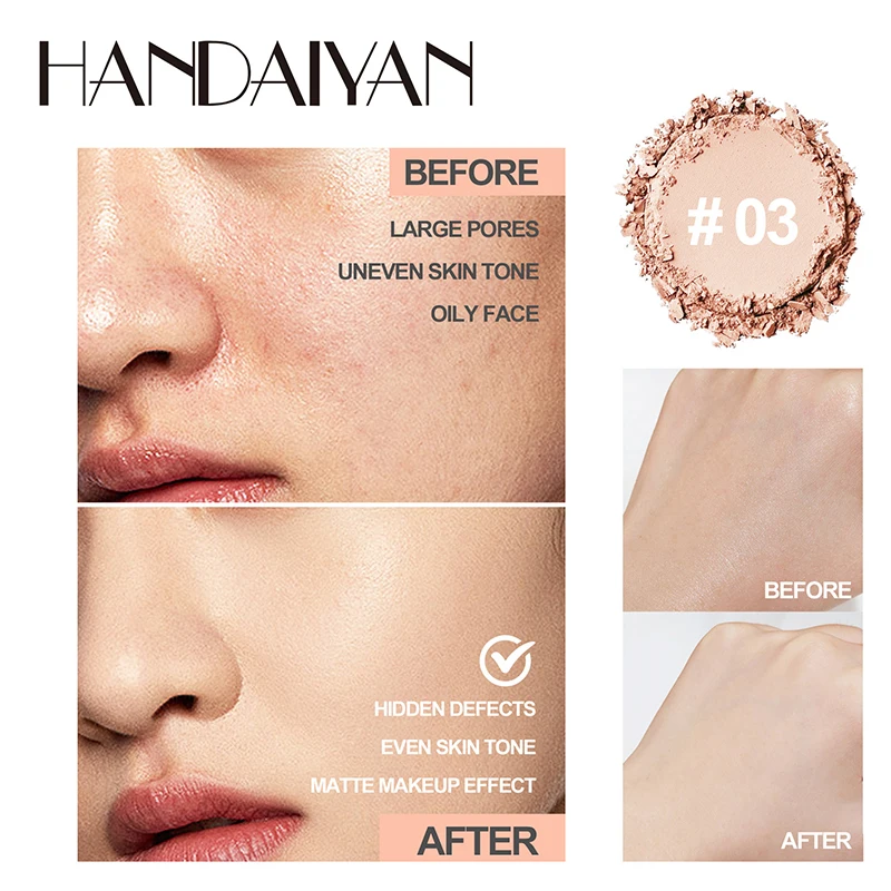 Pressed Powder Foundation Setting Powder Loose Powder Bronzing Powder Compact Powder Face Powder