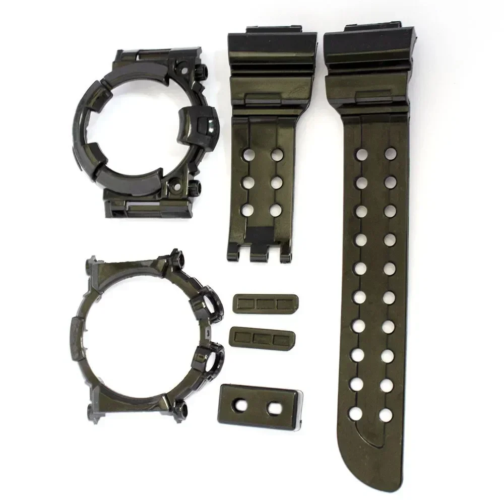 Transparent Cases gwf1000 for GWF-1000 Strap Resin Watchband Ice Silicone Watch Bands Case Cover Waterproof Watchbands tools