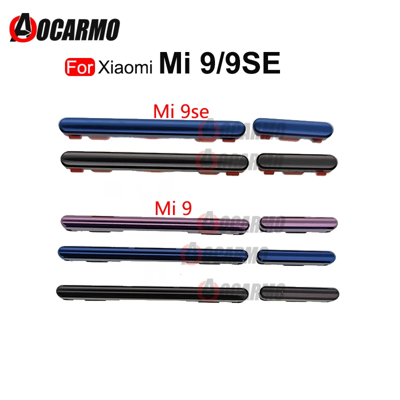 For Xiaomi Mi 9se mi9 Volume Up Down Power On Off Side Key Button Repair Replacement Parts phone switch key power volume control button