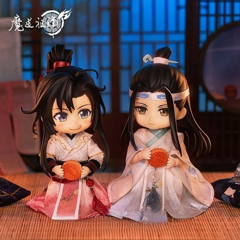 

Оригинальные фигурки героев аниме Mo Dao Zu Shi Good кукла с улыбкой одежда Wei Wuxian Lan Wangji Mid-осень Ver