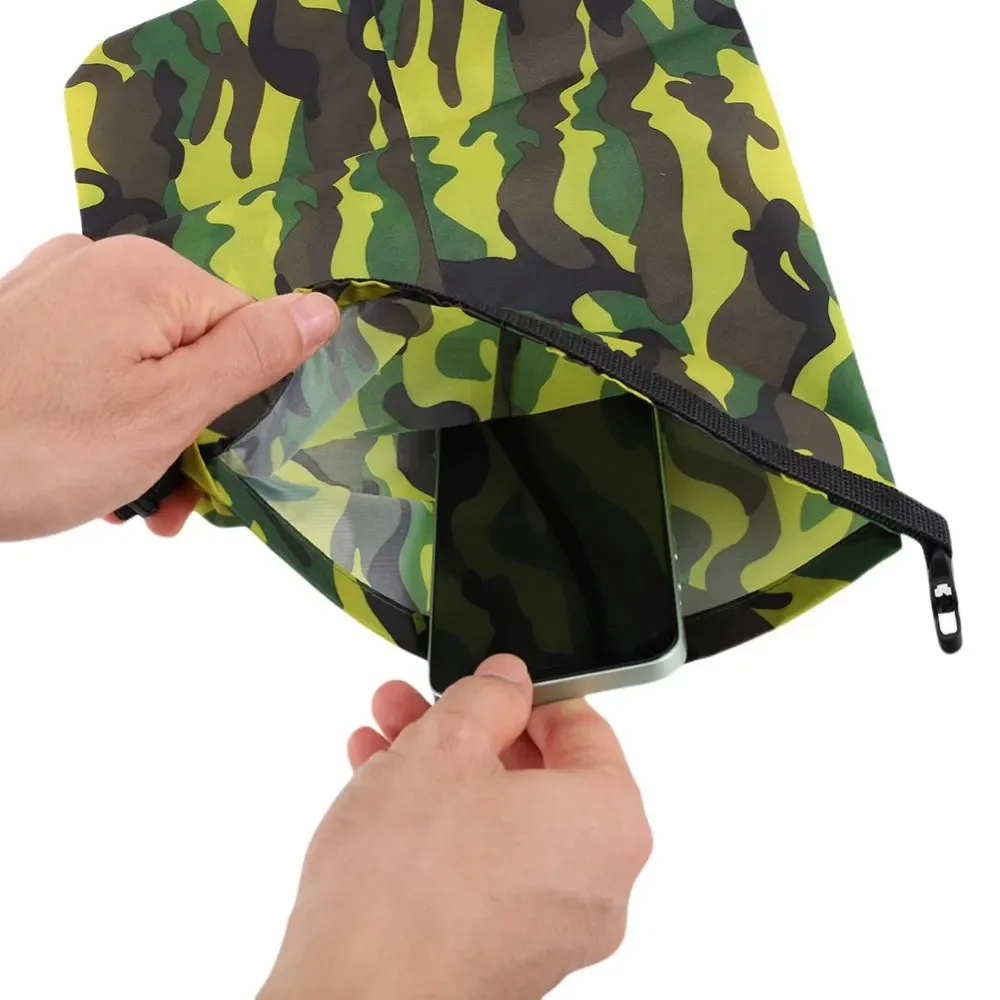 6Pcs Set Outdoor Waterproof Bag Dry Sack Waterproof Dry Backpack Storage Pouch for Drifting Boating Floating Kayaking Beach