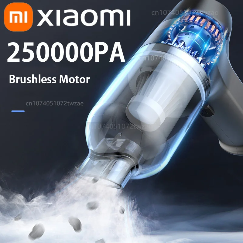 Xiaomi Car Vacuum Cleaner 4 in1 Wireless Vacuum Cleaner Duster Handheld Vacuum Pump For Home Cordless Strong Suction 100000rpm automatic compression vacuum pump portable mini electric air vacuum pump sealer multiple functional strong suction auto vacuum