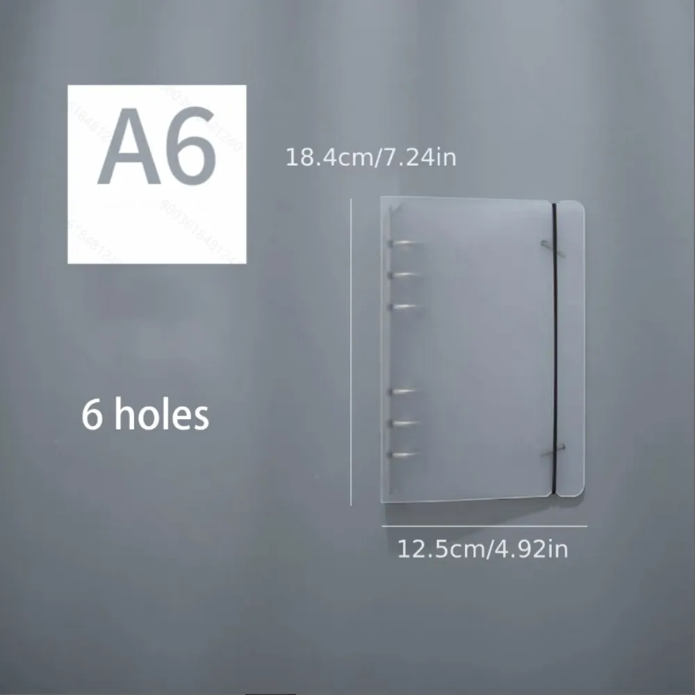 Articoli di Cancelleria per Studenti: 1 Pezzo Copertina per Quaderno ad Anelli A5 A6 A7 con Anelli Interni, Diario, Forniture per Ufficio - immagine 5