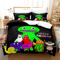 Garten Of Banban Bedding Set Cartoon Bed Linen Gift For Boys Kids Girls Home Decor Single Twin Full Size Cute Duvet Cover Sets 1