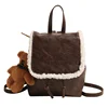 New American Small Backpack Small Retro Trend Versatile Fashion Shoulder Commuter Bag 5