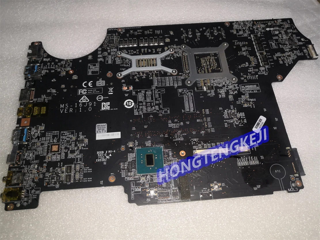 

Материнская плата для ноутбука MSI GL72M 7RDX MS-1799 gl62m-7rex со стандартным I5-7300HQ и GTX1050M, протестирована 100%