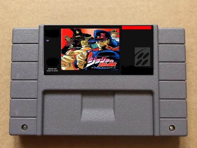 Jojos USA-NTSC Version 16 Bit 46 Pins Video Games !