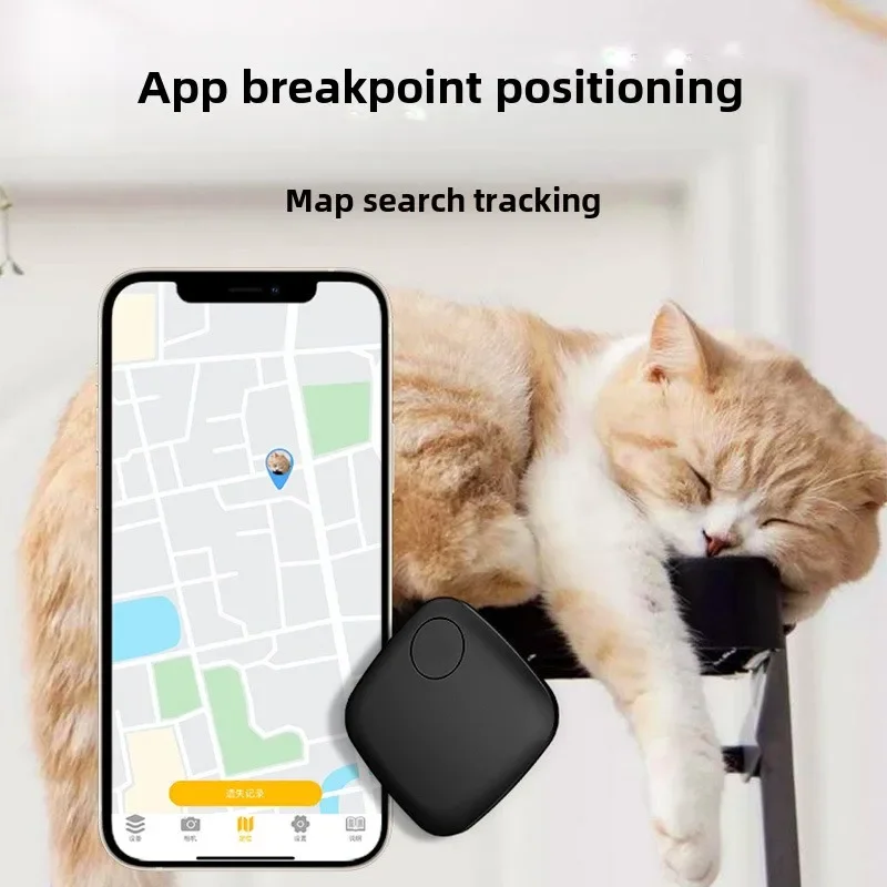 Mini GPS Locator Tracker Air Tag Tracking Anti-Lost Device Locator Tracer for Pet Dog Cat Kids Car Wallet Key Collar Accessories