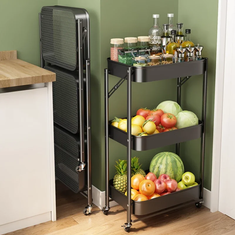 kitchen-folding-trolley-shelf-floor-mounted-storage-rack-with-wheels