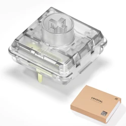 Enhanced Low Profile Switch for Controllers and Mechanical Keyboards (20pcs Crystal Switch)