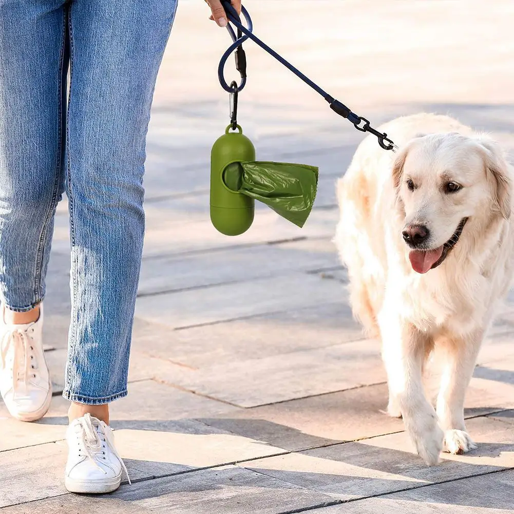 

New 10/20 Rolls Pet Dog Bone Printed Garbage Bag Epi Degradable Thickened Large Capacity Poop Bags Pet Cleaning Supplies