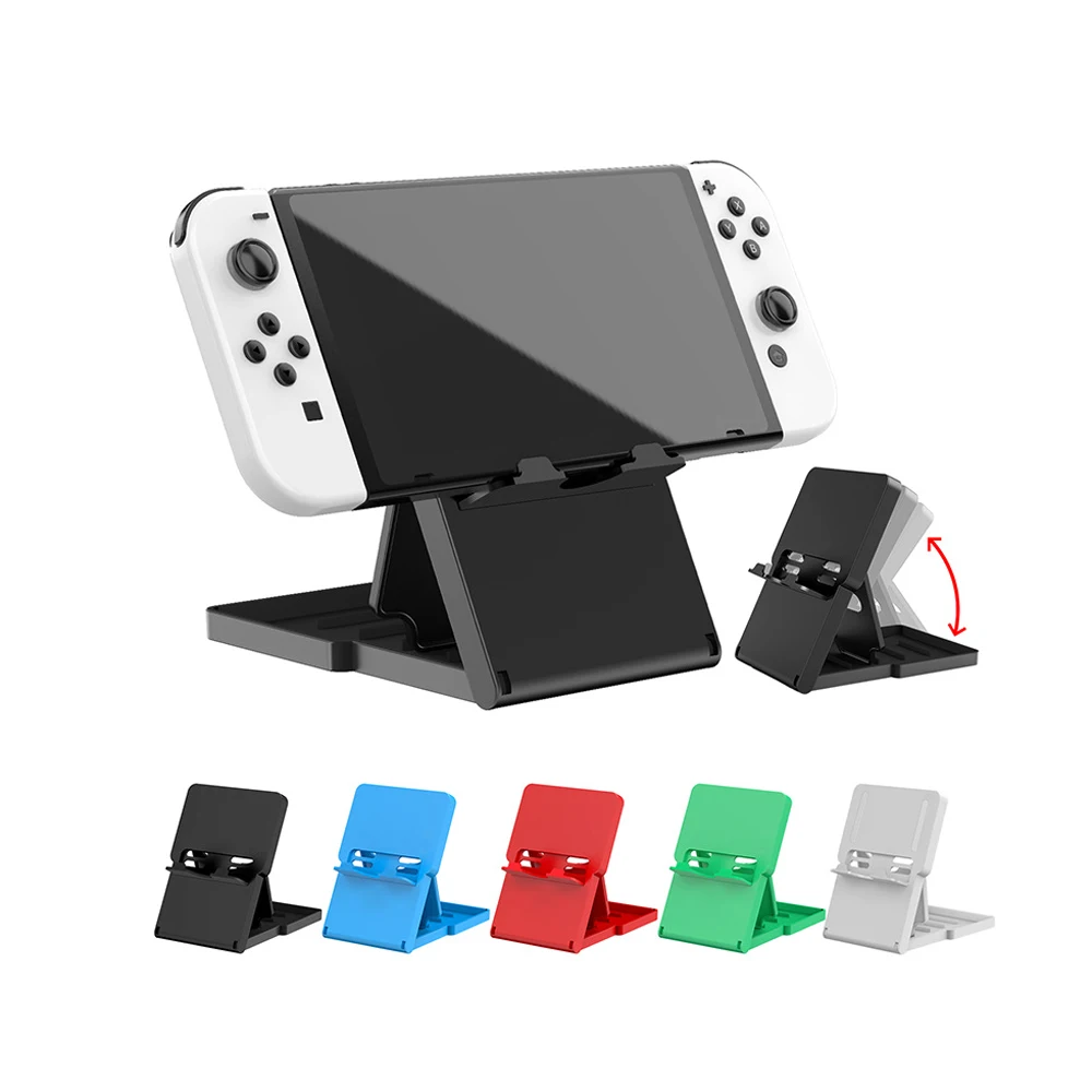 Staffa Pieghevole 4 Livelli Portatile Regolabile Per Switch Lite Console Support Frame Per Switch Display Oled