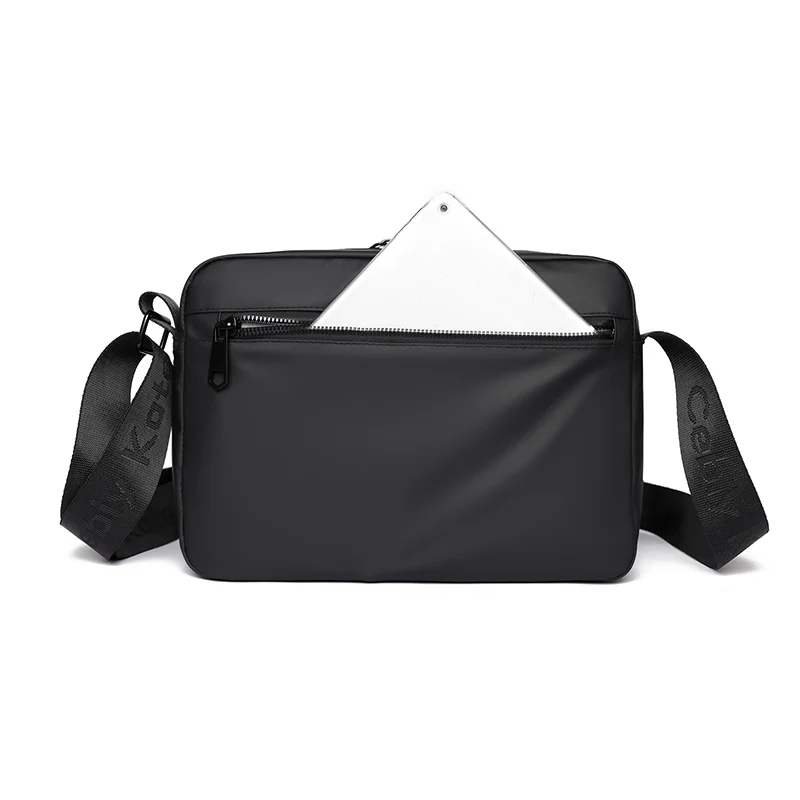 Basic style of men's shoulder bag, suitable for daily commuting - adjustable strap, Mailman bag - business leisure shoulder bag