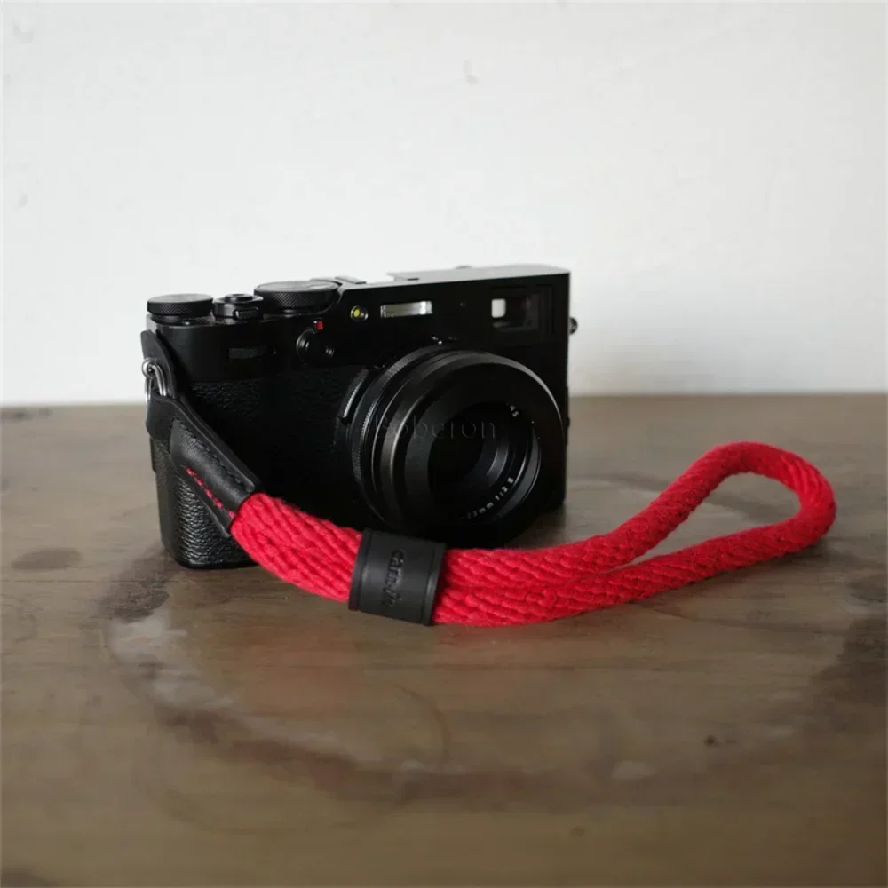 Cotton Camera Wrist Strap Quick Release Hand Belt for Fuji X100 Gr3 Nikon DSLR Mirrorless Camera Rope SLR Wrist Strap