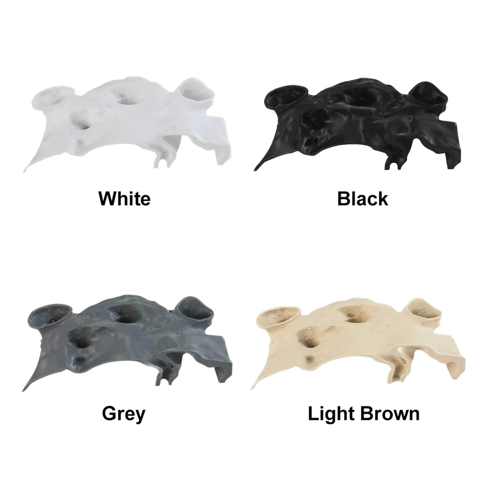 3D Printed Fish Tank Accessories Underground Tunnel Cave Bowl Hide Decoration for Cherry Shrimp Chili Rasbora Hermit Crab