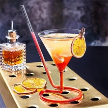  230Ml Creative Bear Cocktail Glass Transparent Beer Vodka Brandy Glassware Bar Personality Wine Glass Juice Milk Cup 
