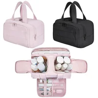 Large Capacity Cosmetic Bag Female Travel Wash Handbag Bathroom Partition Shower Makeup Pouch Waterproof Toiletries Organizer