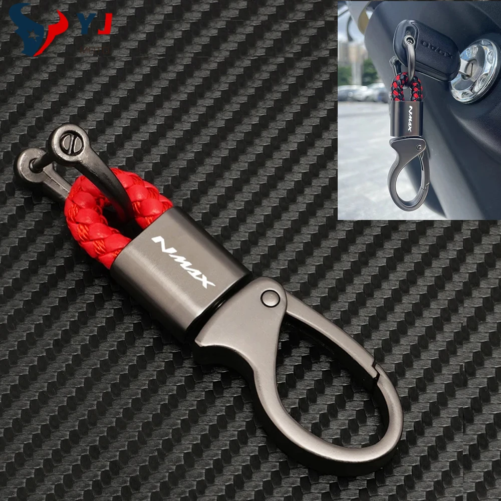 

Braided Rope Keychain For Yamaha Nmax N-max N MAX 125 155 160 Nmax125 Nmax155 Nmax160 Scooter Keyring Motorcycle CNC Accessories