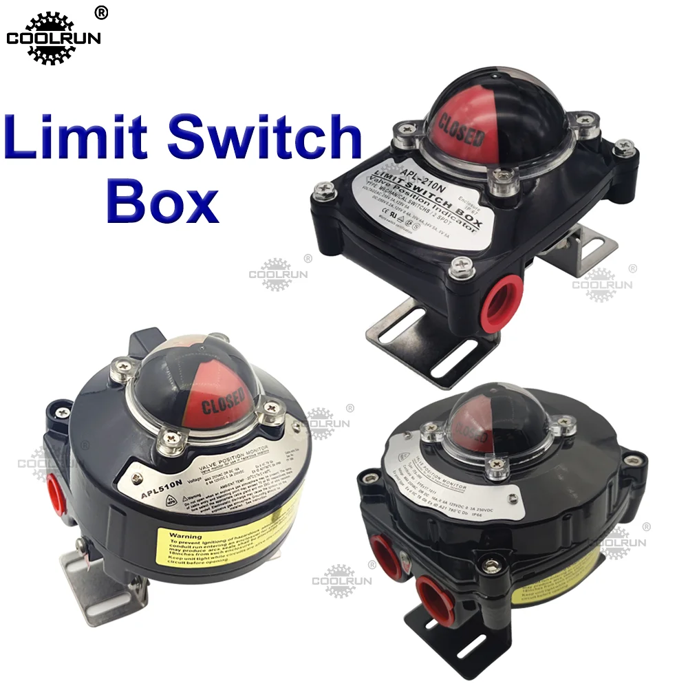 CoolRun ITS300/APL- 210N/APL-410N/APL-510N Limit Switch  Pneumatic Valve Limit Switch Box Mechanical Micro Motion Limits