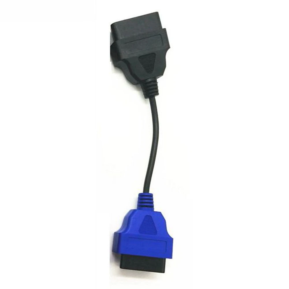 비트 품질 옵션 자동차 진단 OBD 2 커넥터 도구, OBD2 인터페이스 케이블, 지프, 피아트, 더 많은 차량에 적합, 로트당 1 개